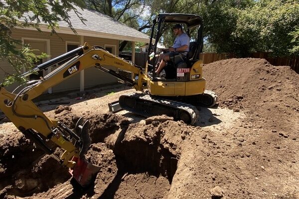persion working on Excavation and Demolition